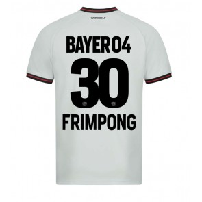 Bayer Leverkusen Jeremie Frimpong #30 Replika Udebanetrøje 2023-24 Kortærmet